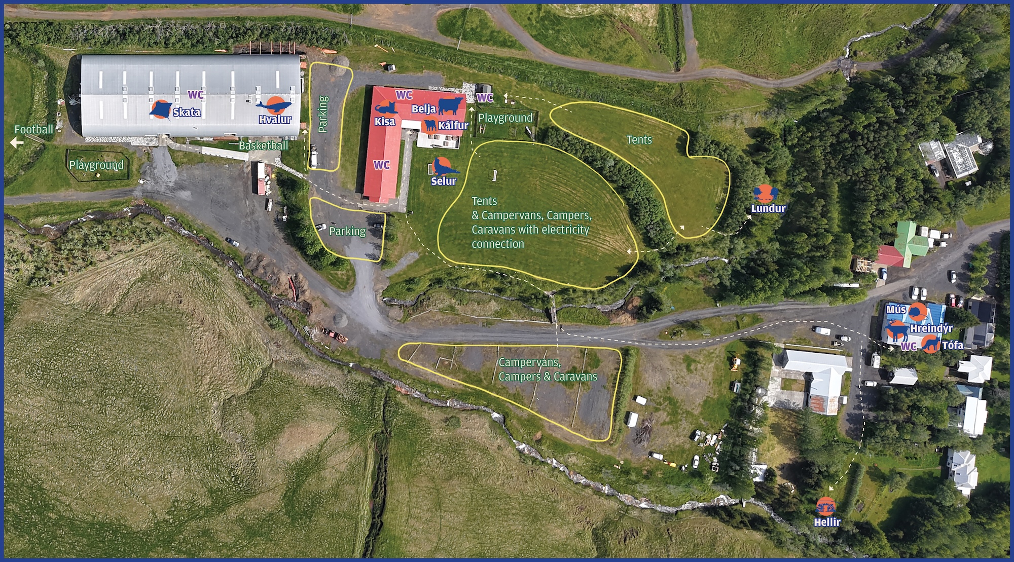 Festival map.
