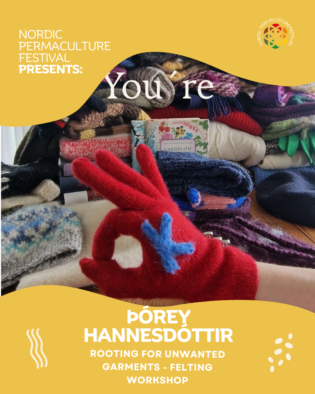 Rooting for unwanted garments - Felting workshop